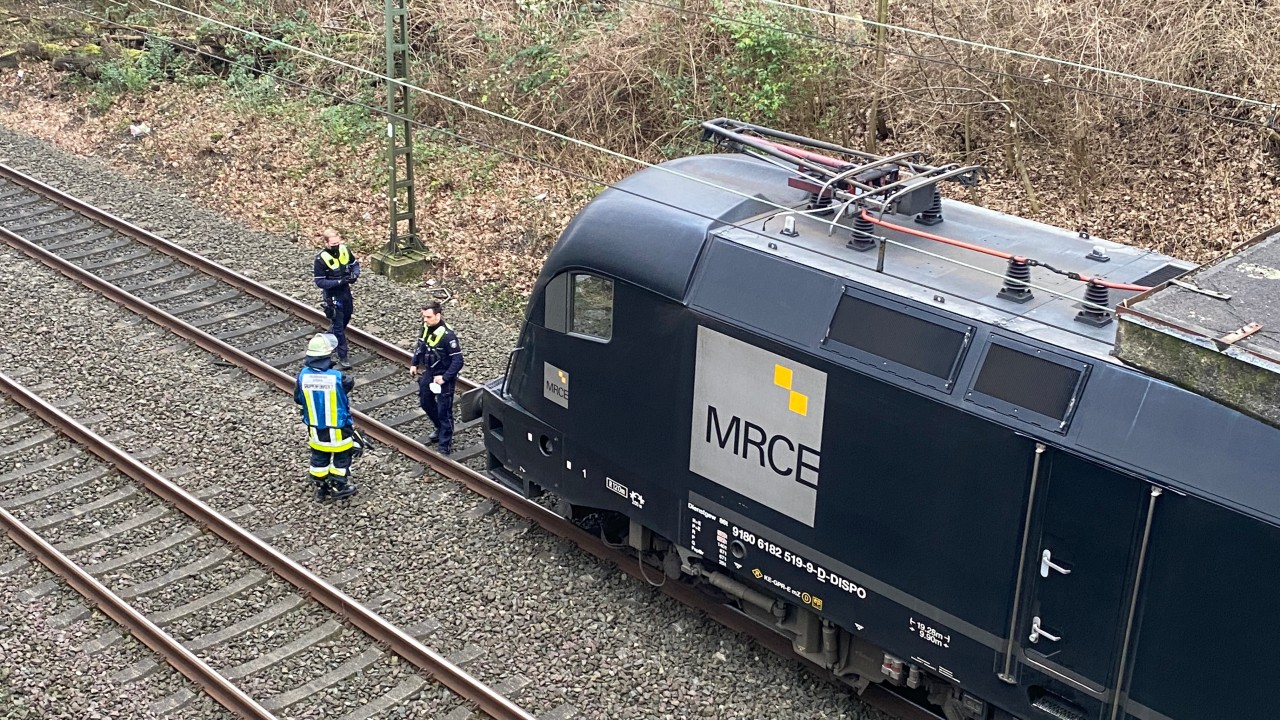 In Essen ist eine wichtige Bahnstrecke vorerste gesperrt. 