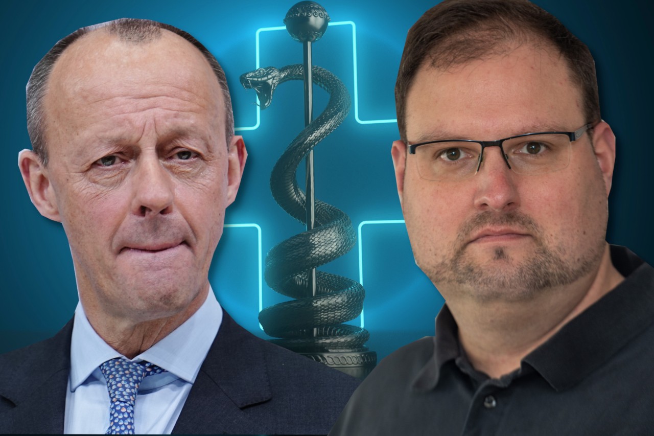 Friedrich Merz und Hausarzt Dr. Christian Kröner. 