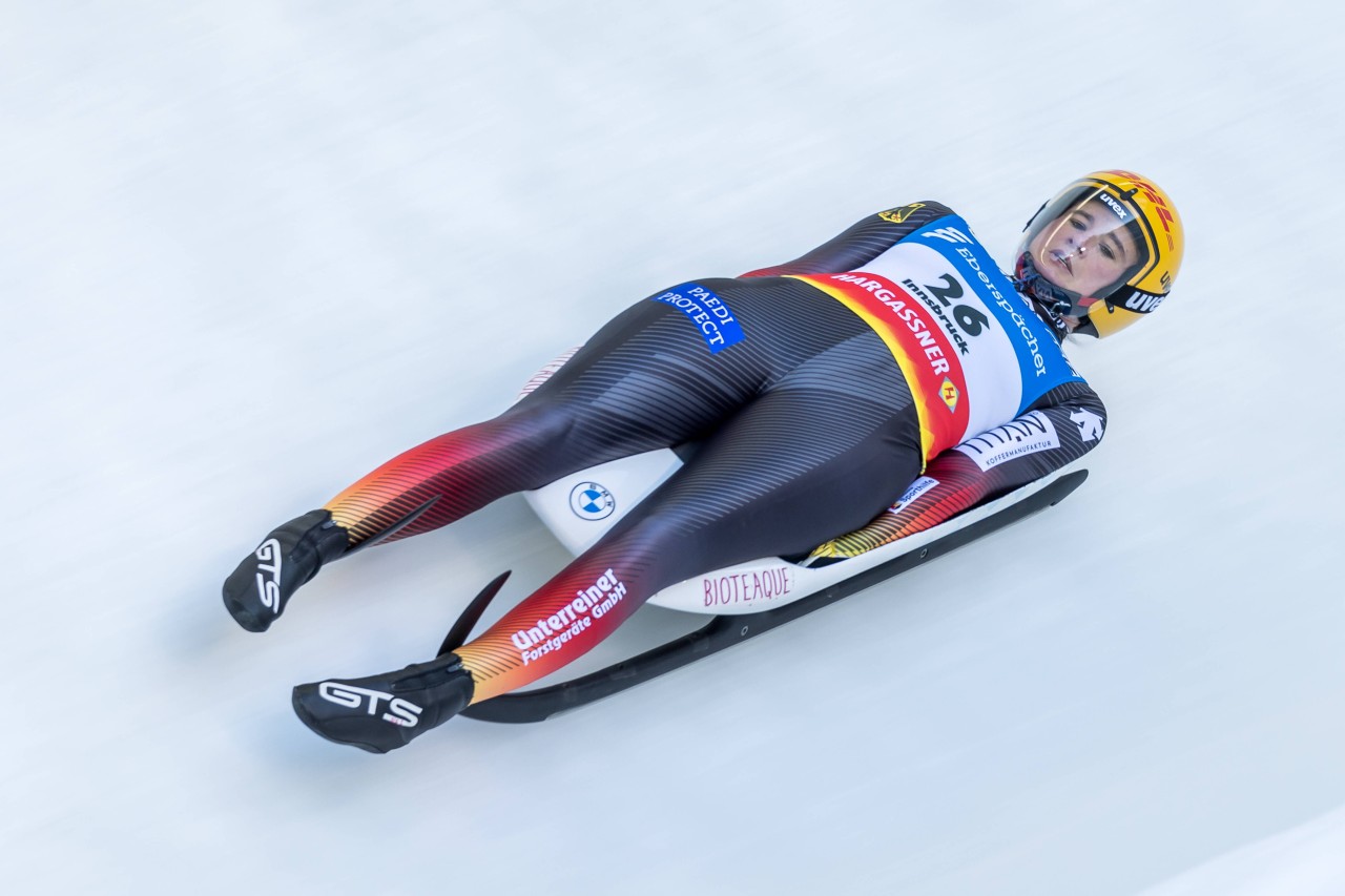 Natalie Geisenberger geht in der Eisröhre auf Medaillenjagd.