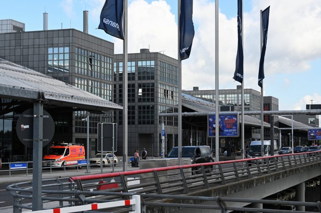 Außenansicht vom Flughafen Stuttgart