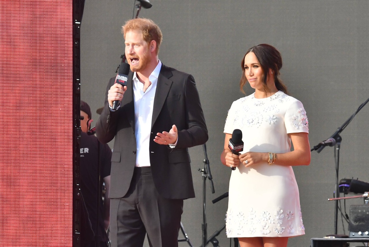 Prinz Harry und Meghan Markle auf einer Veranstaltung in New York.