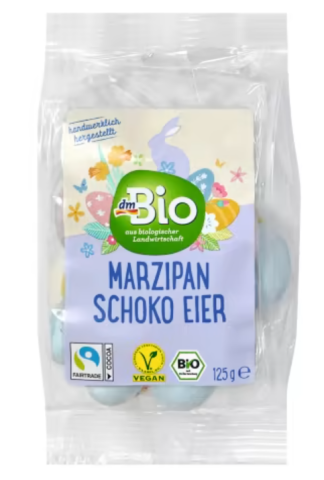 dm ruft Marzipan-Schoko-Eier zurück.