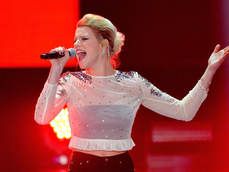 Levina sang in der ersten Runde den Adele-Song „When We Were Young“.