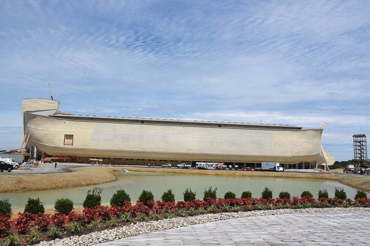 Die Arche Noah in Kentucky, 25 Meter breit und 15 Meter hoch.