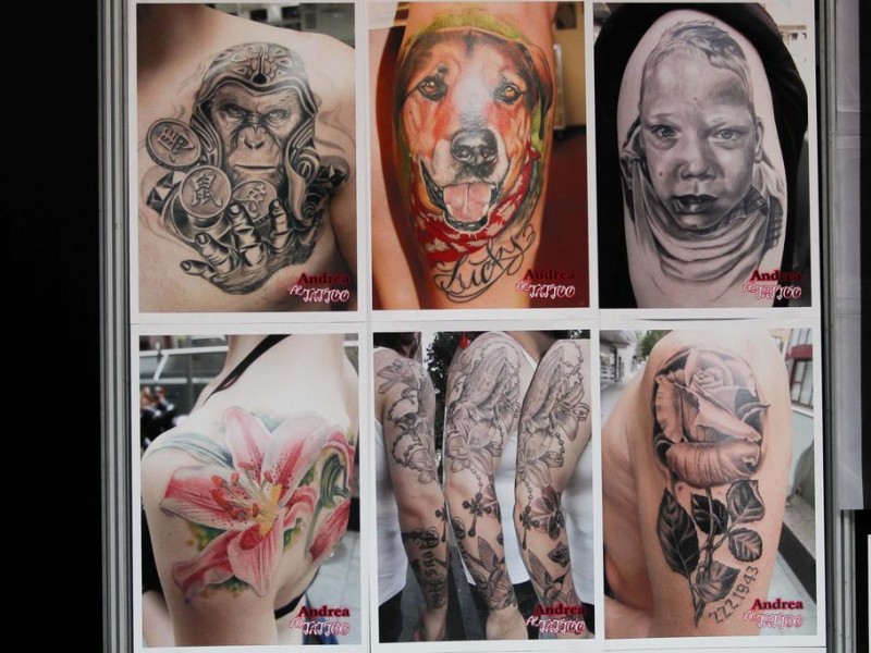 Impression vom ersten Tag der 18. Tattoo- und Piercing-Convention in der Westfalenhalle.