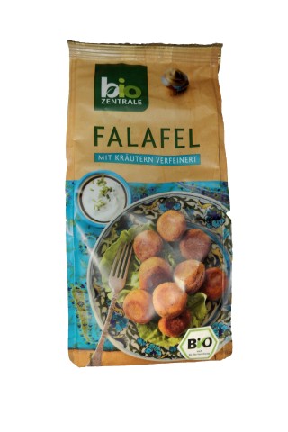 Was bei normalen Mehl-Verpackungen keinerlei Probleme bereitet, scheint beim Falafel-Mehl der Bio-Zentrale nicht möglich.