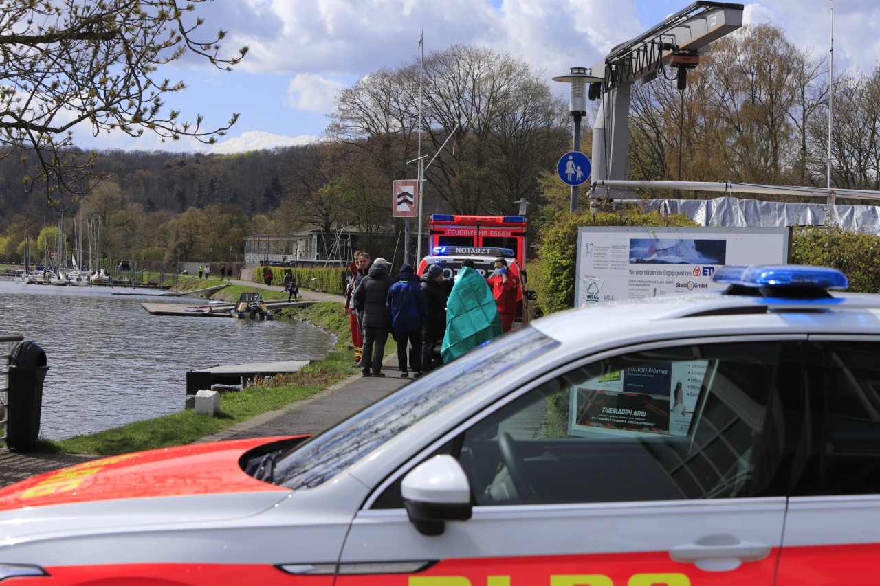 Am Baldeneysee in Essen musste eine Person gerettet werden.