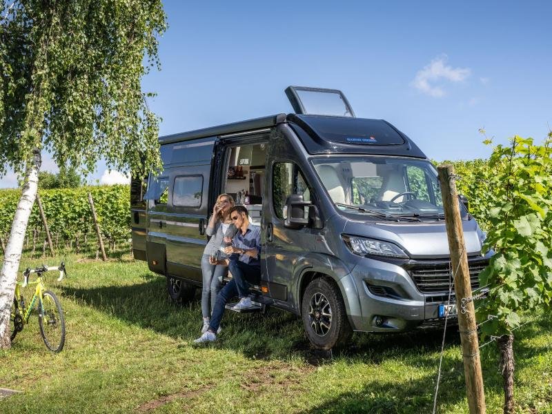 Was für eine Idylle: Das zulässige Gesamtgewicht des Campers darf vor lauter Urlaubsfreude aber nicht überschritten werden.