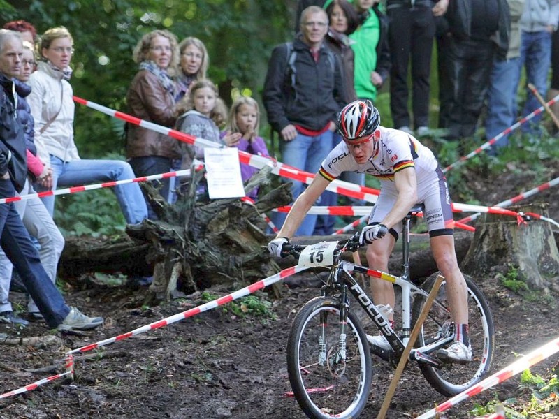 Mountainbike , Finale um den NRW Cup am 30.09.2012 in Haltern Am Dachsberg.15 Markus Schulze - Lünzum ( Focus M.I.G. Team )  Foto: Gerhard Schypulla WAZ FotoPool