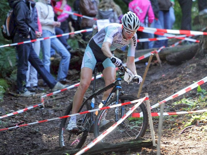 Mountainbike , Finale um den NRW Cup am 30.09.2012 in Haltern am Dachsberg. Tom Hoekman ( Zwiep Moutainbiketeam ) Foto: Gerhard Schypulla WAZ FotoPool