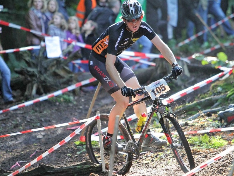 Mountainbike , Finale um den NRW Cup am 30.09.2012 in Haltern am Dachsberg.  Pascal Weiner ( MTBvD/Poison Bikes )Foto: Gerhard Schypulla WAZ FotoPool