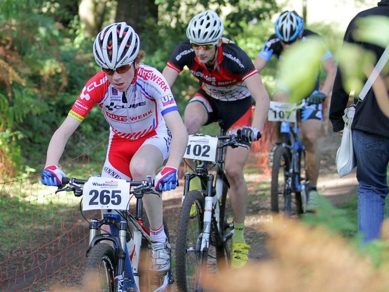 Mountainbike , Finale um den NRW Cup am 30.09.2012 in Haltern am Dachsberg.  Kjell van den Boogert (Cube Nutswerk Team )Foto: Gerhard Schypulla WAZ FotoPool