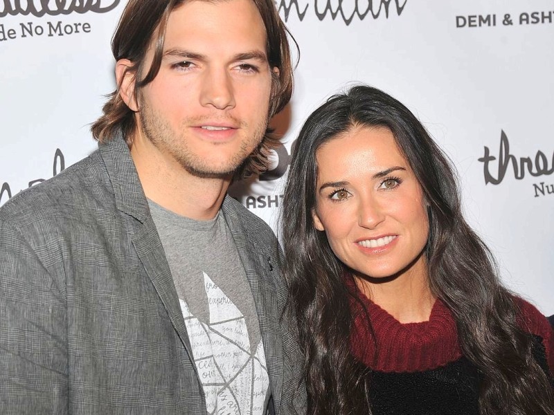 Demi Moore und Ashton Kutcher: Die amerikanische Schauspielerin zog im November 2011 nach sechs Jahren Ehe den Schlussstrich unter die Beziehung mit ihrem rund 15 Jahre jüngeren Kollegen Ashton Kutcher - mit großer Trauer und einem schweren Herzen, wie sie damals mitteilte.