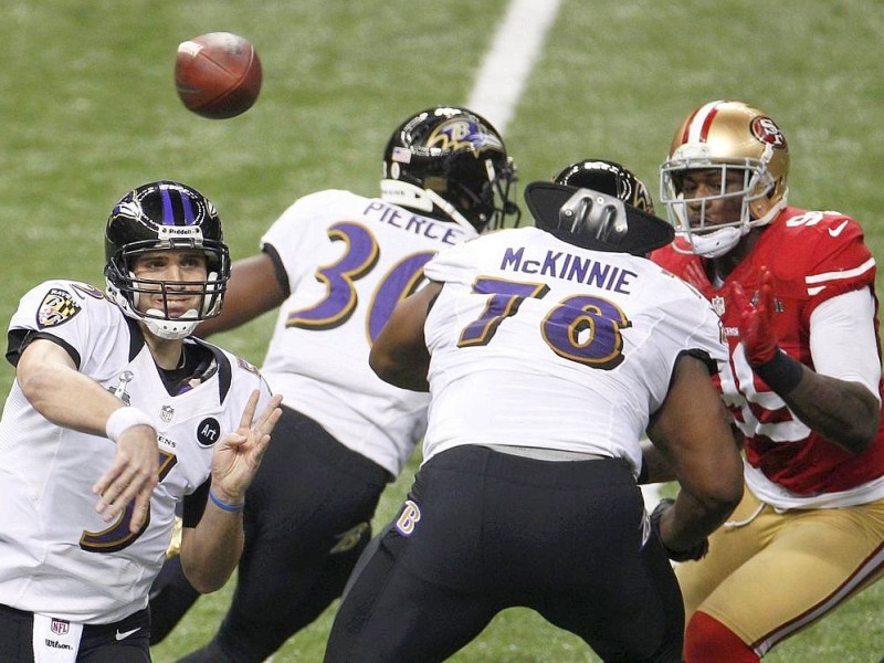 Baltimore Ravens gegen die San Francisco 49ers - das war die Begegnung bei der 47. Ausgabe des Super Bowl. Football-Fans kamen voll auf ihre Kosten.