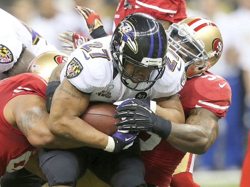 Baltimore Ravens gegen die San Francisco 49ers - das war die Begegnung bei der 47. Ausgabe des Super Bowl. Football-Fans kamen voll auf ihre Kosten.