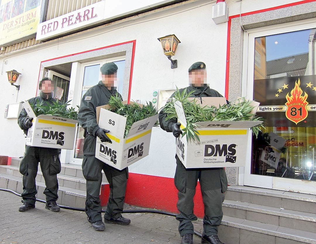 Bei der landesweiten Rocker-Razzia am 14. März 2012 findet die Polizei über der Kneipe des Rockerclubs Clan 81 in Düsseldorf-Gerresheim 4000 Hanfpflanzen in einem Hochbunker. Der 24-jährige Präsident des „Club 81“, der zum engeren Unterstützerkreis der Hells Angels zählt, wird festgenommen.