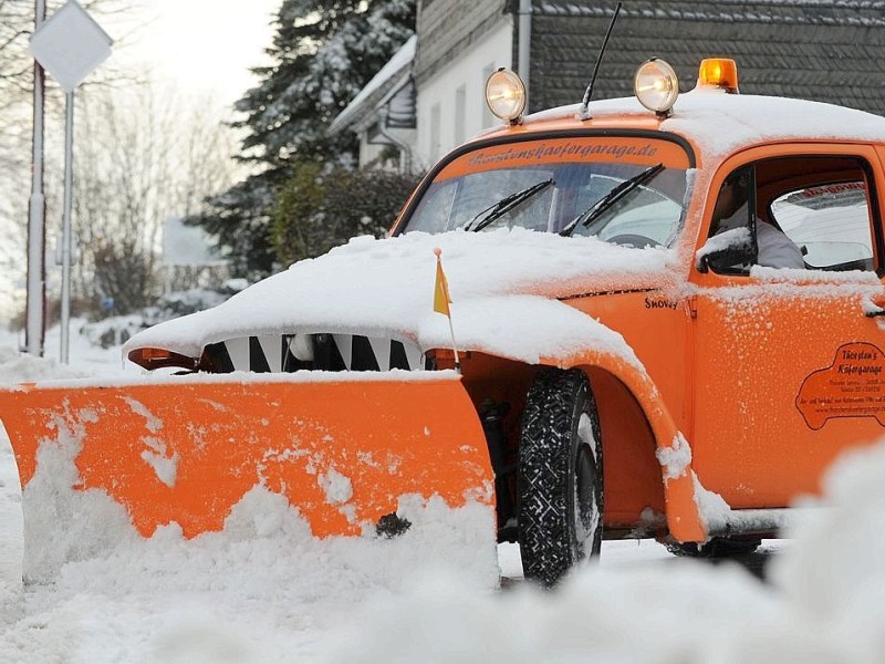 Schnee in Nordhessen.