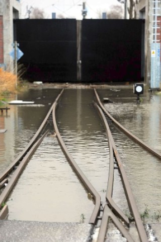 Hochwasser in Hamburg: Die Feuerwehr rückte zu Hunderten Einsätzen aus.