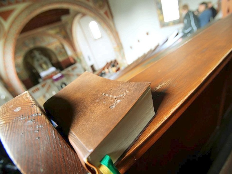 So sieht es in der JVA Landsberg aus: Blick in die Gefängniskapelle.