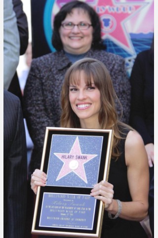 ...Sterns auf dem Hollywood Walk of Fame. Sehr viel cooler gibt sich...