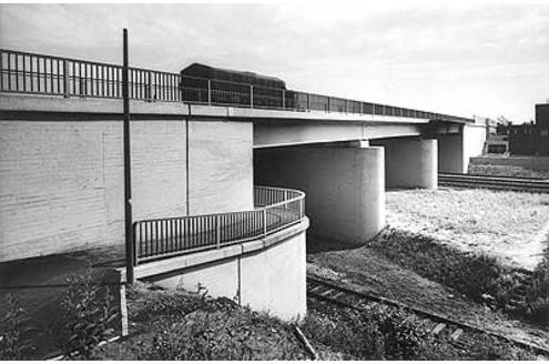 Brücke am Schlachthof nach der Fertigstellung.