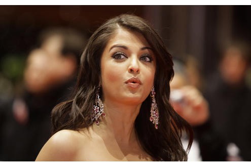 Aishwarya Ria Bachchan bei der Premiere Der rosarote Panther 2 auf der Berlinale.