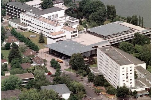 Der ehemalige Bundestag aus der Luft betrachtet.