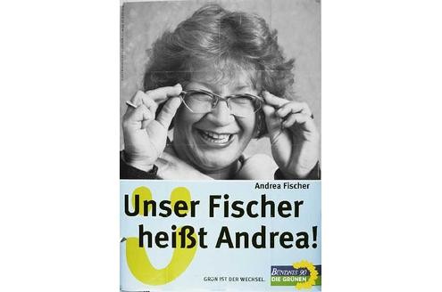 Unser Fischer heißt Andrea! Grün ist der Wechsel. [1998] (c) Archiv Grünes Gedächtnis