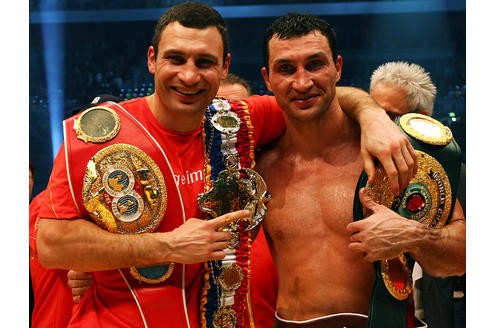 Vitali und Wladimir Klitschko.