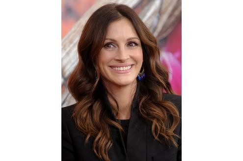 Filmsuperstar Julia Roberts, zurzeit brünett, hat am Dienstagabend bei der Premiere in New York ihren neuen Film präsentiert.