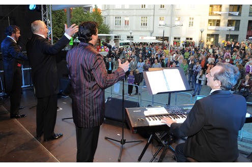 Die German Tenors gehörten zum Kulturprogramm.