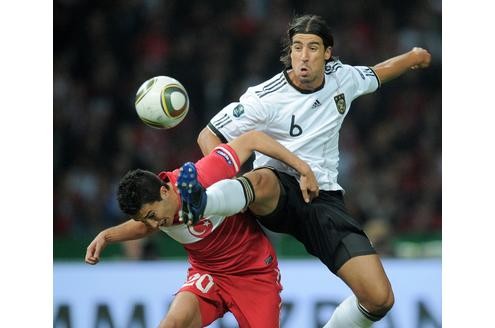 EM-Qualifikationsspiel Deutschland gegen Türkei, Endstand 3:0 (1:0).