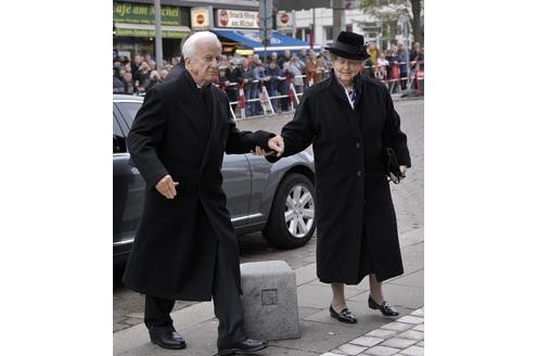 Ex-Bundespräsident Richard von Weizsäcker und seine Frau Marianne.