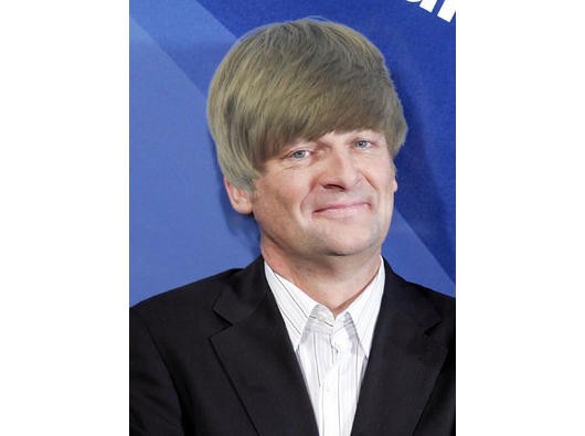 ...noch ein TV-Promi: Ob sich Frank Bieber wohl traut, in diesem Look Hart aber Fair zu moderieren?