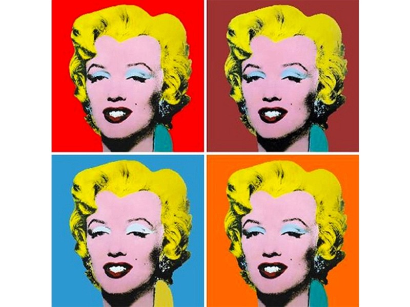 „Four Marilyns“ gehört zu den bekanntesten Bildern des Pop-Art-Künstlers Andy Warhol. Es zeigt viermal das Porträt der lächelnden Hollywood-Diva Marilyn Monroe. Der Siebdruck entstand kurz nach ihrem Tod im Jahr 1962. 