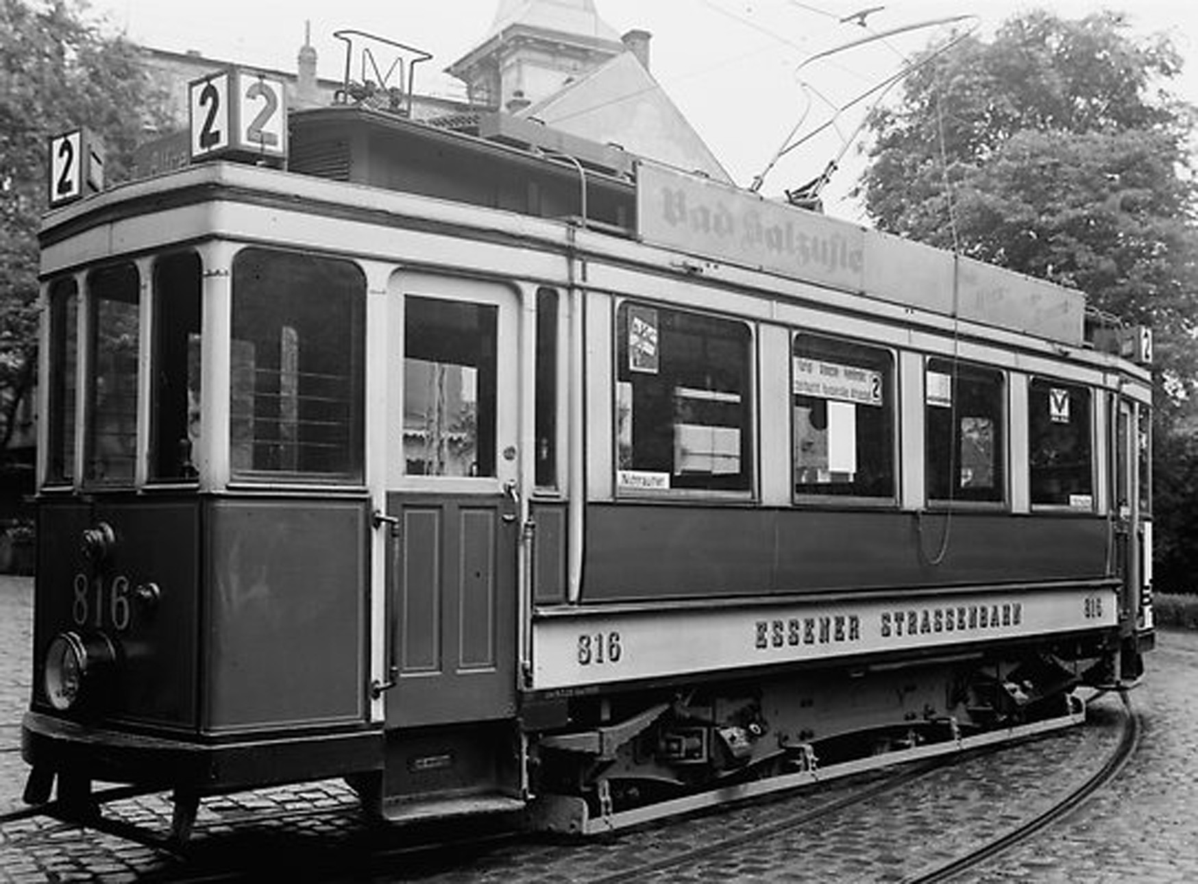 Gastell Triebwagen (Wagennummerserie 807-846). Kriegsverlust 05.03.1943.(Aufnahmedatum unbekannt). 