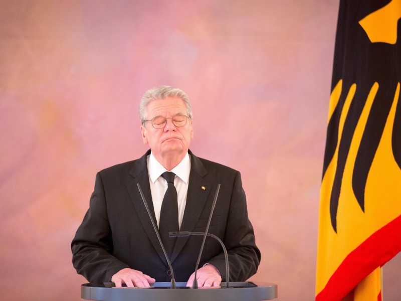 Bundespräsident Joachim Gauck sieht in den Anschlägen eine neue „Art von Krieg“.