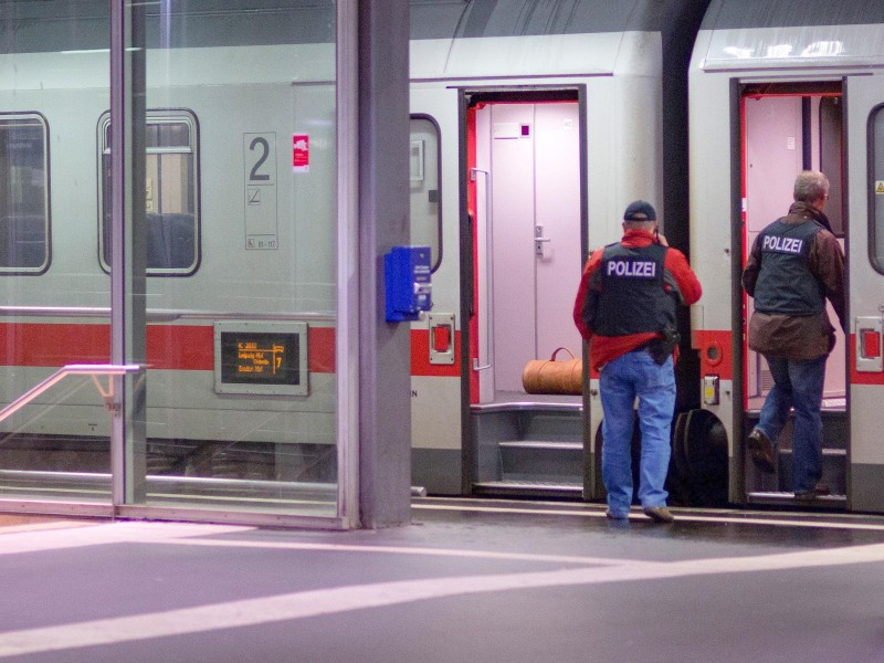 ...und am Hauptbahnhof gab.