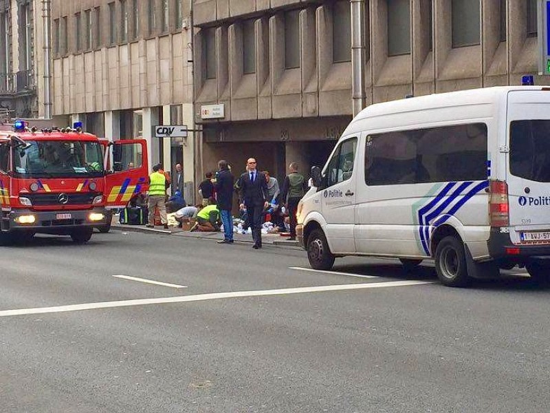 An der Metro-Station Maelbeek nahe des Europaviertels explodierte ein Sprengsatz.