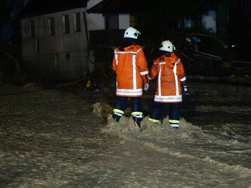 Rund um Braunsbach kam es zu zahlreichen Feuerwehr-Einsätzen.