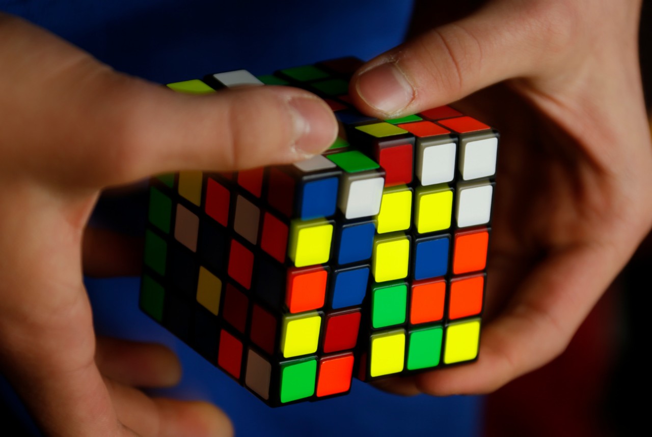 Speedcubing Competition  Zauberwürfel im Jugendgästehaus Buschberg in Velbert.