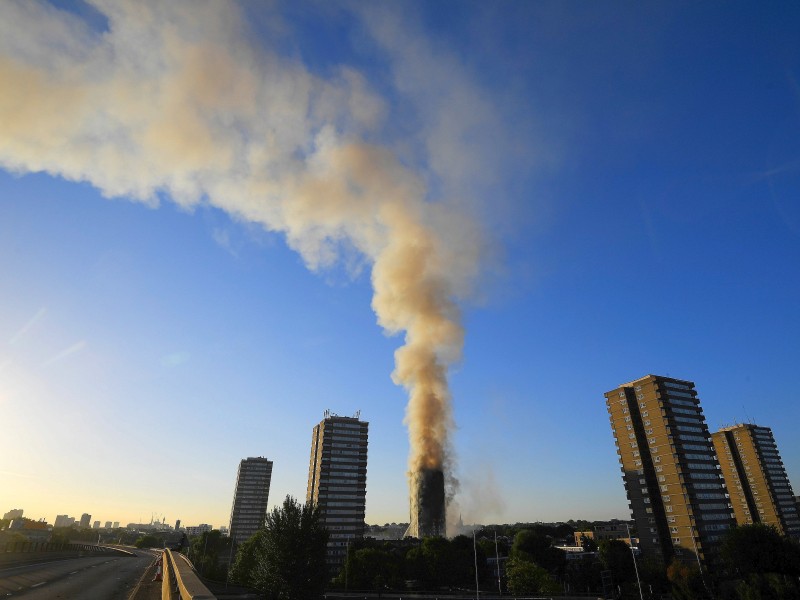 Das gesamte Gebiet um den Tower wurde deshalb abgesperrt. 