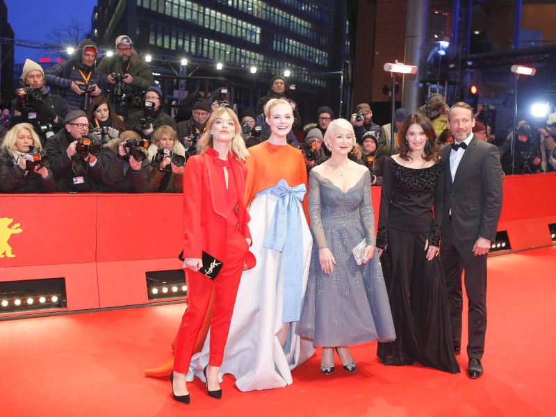 Heike Makatsch, Elle Fanning, Helen Mirren, Iris Berben und Wotan Wilke Moehring.