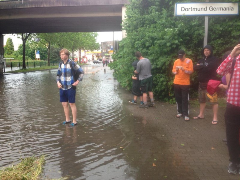 Die Folgen des Unwetters im Dortmunder Westen.