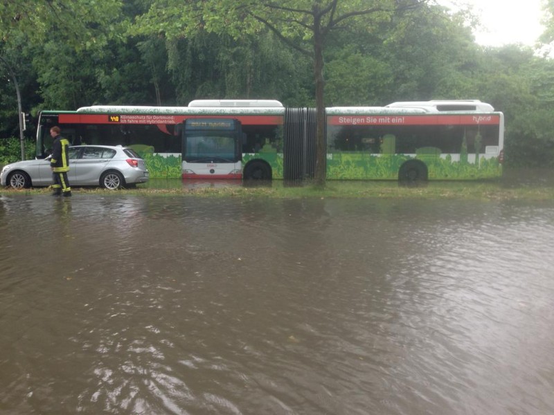 Die Folgen des Unwetters im Dortmunder Westen.