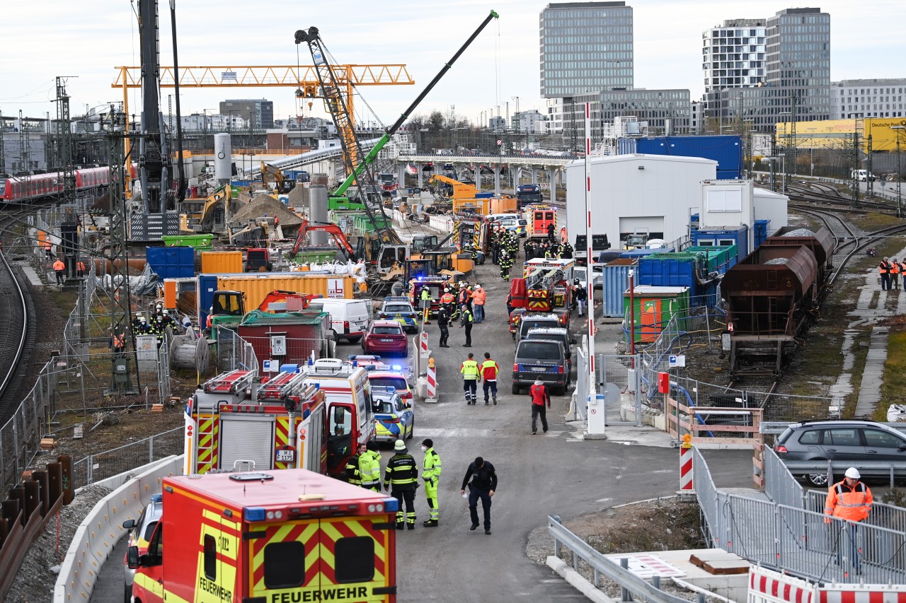 In der Nähe des Hauptbahnhofs München hat es auf einer Baustelle der Deutschen Bahn eine Explosion gegeben.