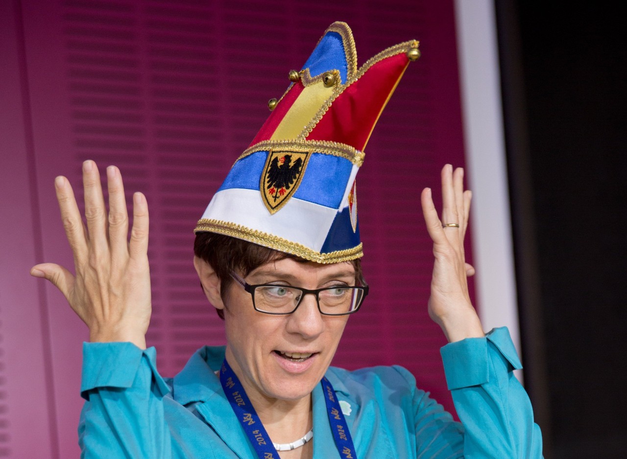 Annegret Kramp-Karrenbauer ist im Karneval aktiv. 