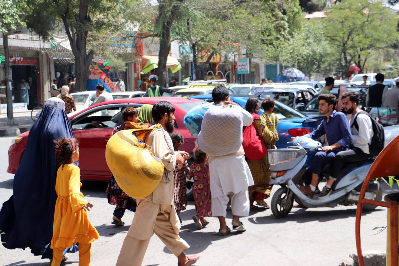 Afghanistan: In Kabul herrscht Chaos auf den Straßen.