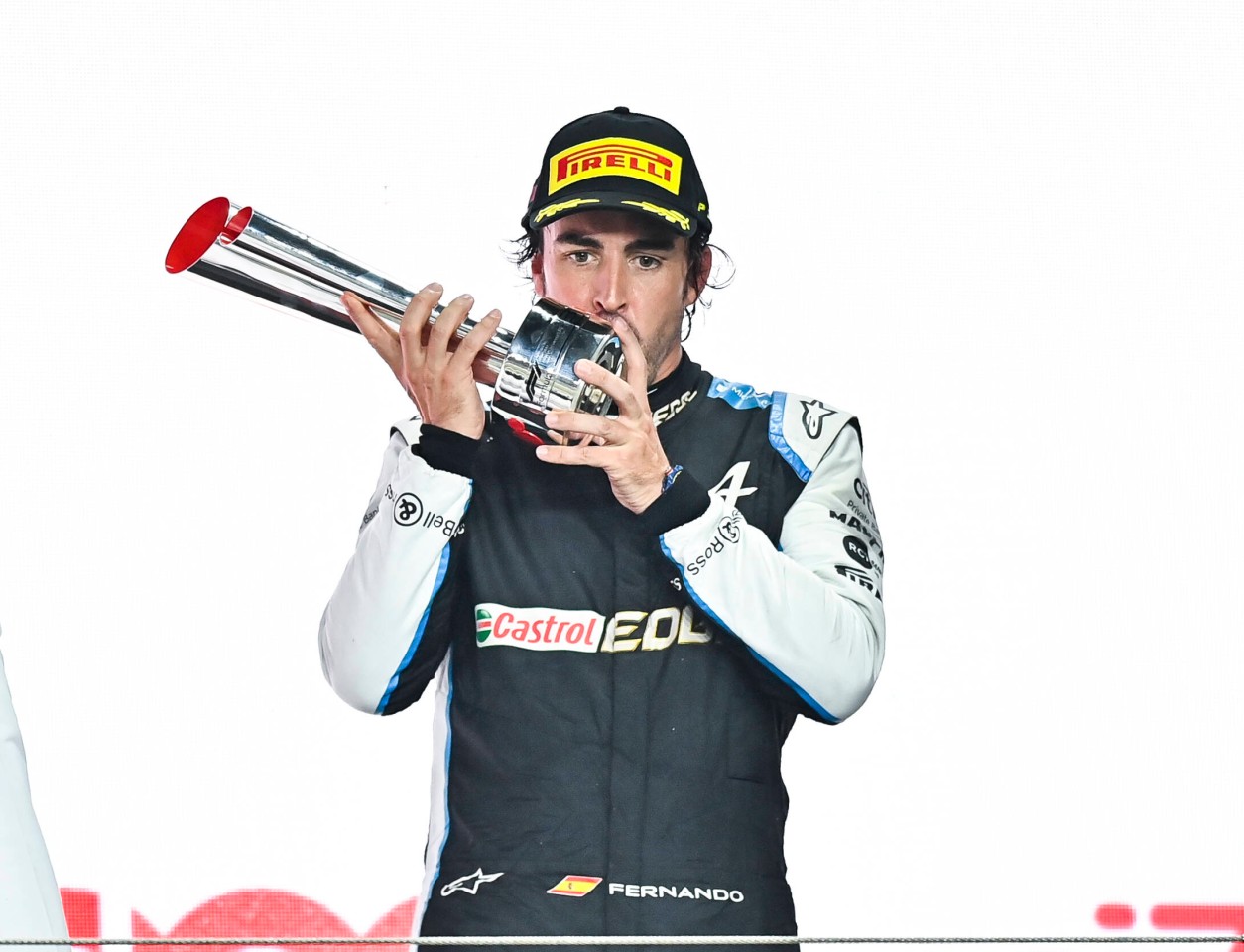 Fernando Alonso raste in Katar aufs Podium.