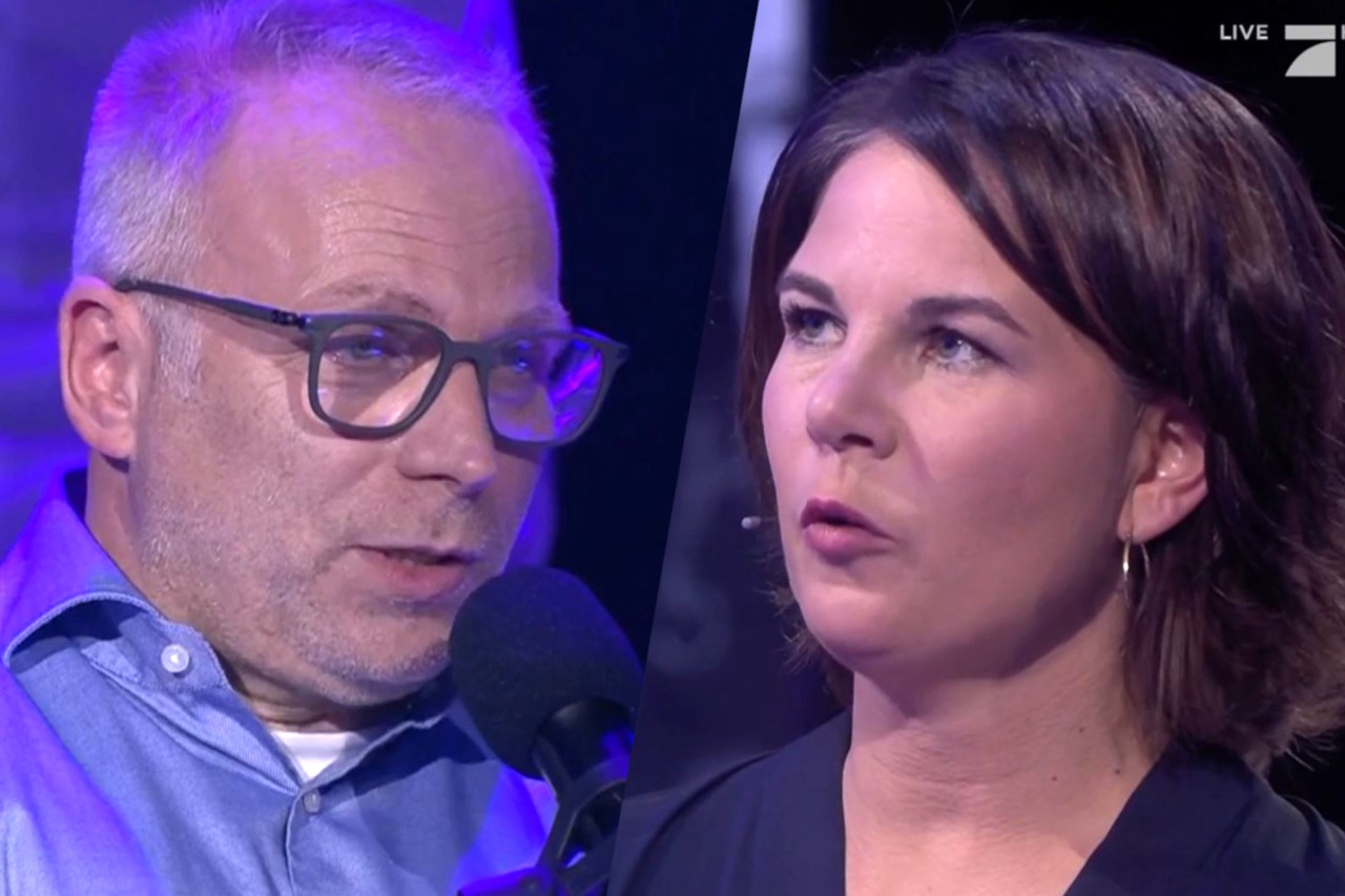 Annalena Baerbock und ihr Ex-Chef, der Bäckermeister Axel Oppenborn.